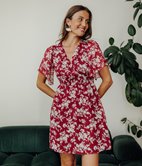 Robe Garance cache-coeur