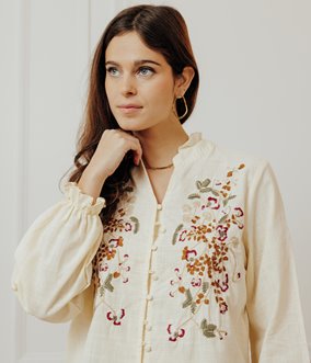 Blouse à fleurs Macy