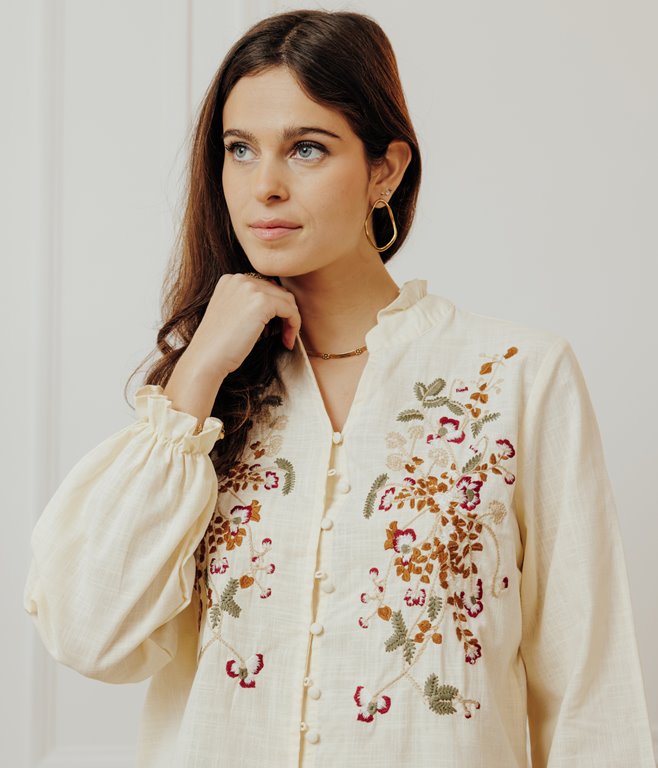 Blouse à fleurs Macy