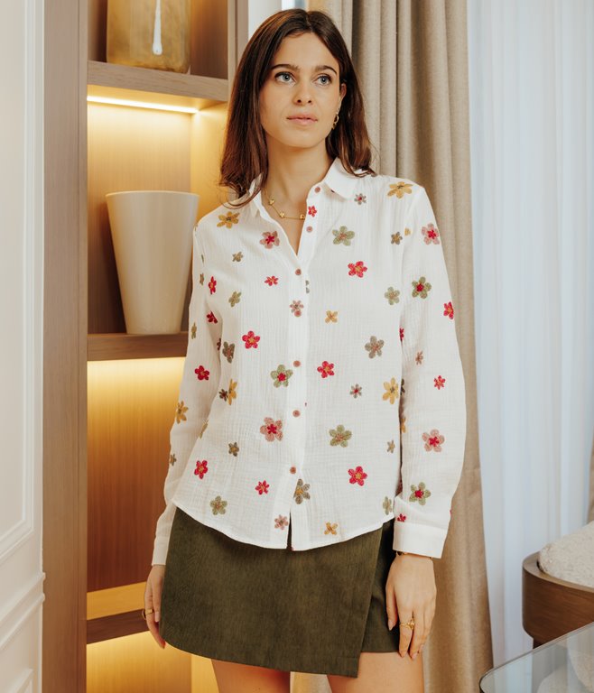 Chemise Sarah en gaze