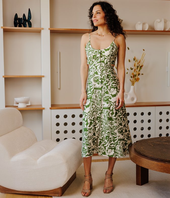 Robe longue Alexa dos nu