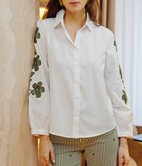 Chemise Edna brodée