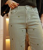 Jean large Kate rayé