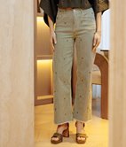 Jean large Kate rayé