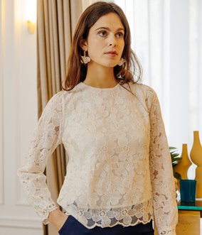 Top Izzy à dentelle