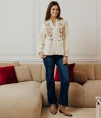 Jean large à pont Zoé