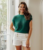 Short en denim Estelle
