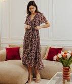 Robe longue Sophia asymétrique