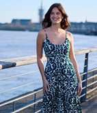 Robe longue Cosmo dos nu