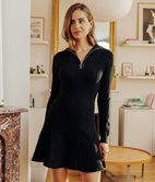 Robe col à zip Laurie