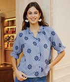 Blouse Cassidy brodée
