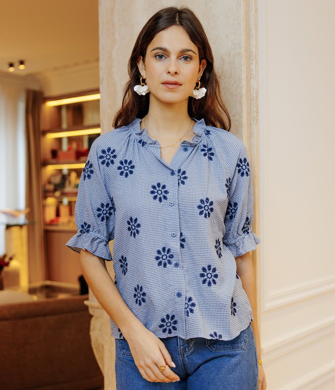 Blouse Cassidy brodée