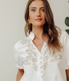 Blouse Alycia brodée