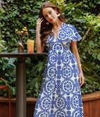Robe longue Azelina corset