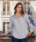Chemise brodée Etta