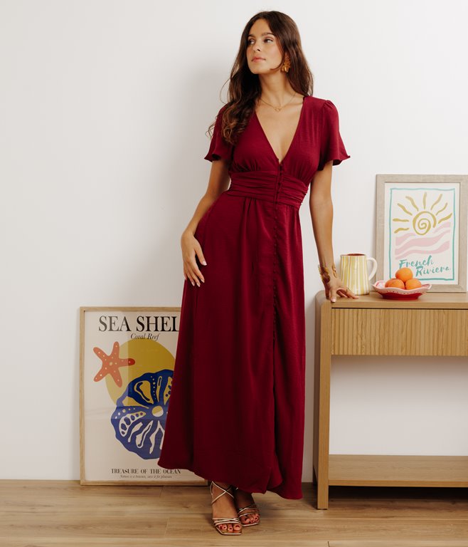 Robe longue Elizabeth corset