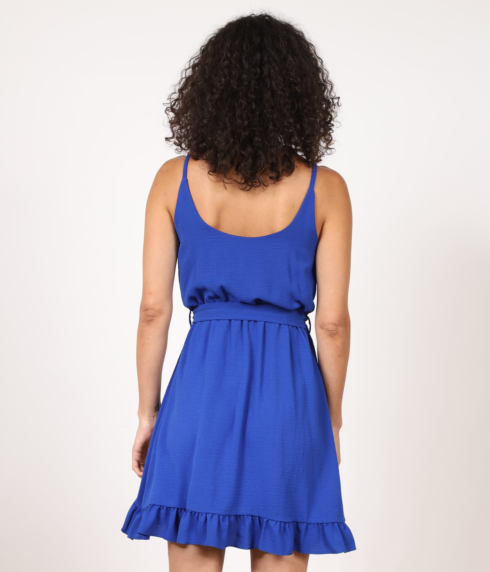 robe bleu cache coeur