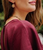Boucles en acier inoxydable Amelie