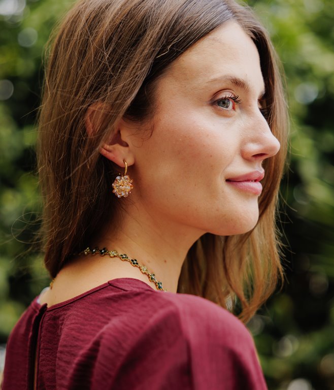 Boucles en acier inoxydable Amelie