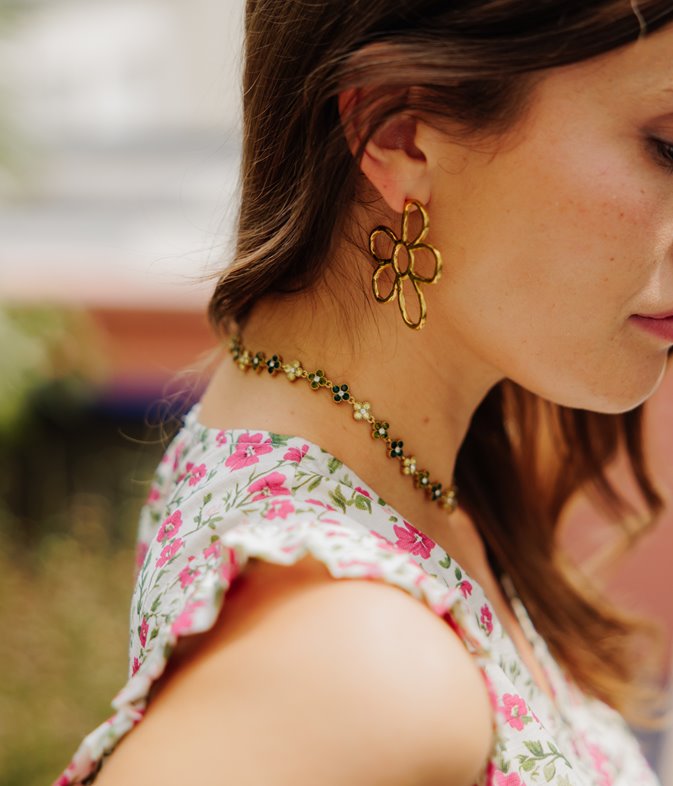 Boucles en acier inoxydable Elena