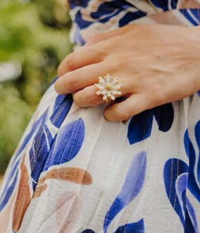 Bague en acier inoxydable Julia