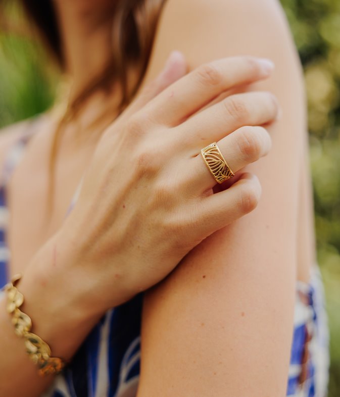 Bague en acier inoxydable Judy