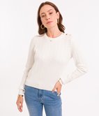 Pull ajouré à boutons Liam