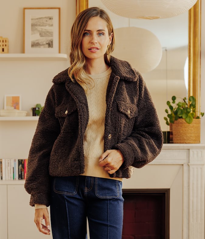 Manteau Ortense bouclette
