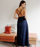 Robe longue Camille dos nu