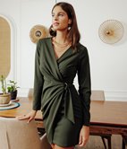 Robe Kheira drapée