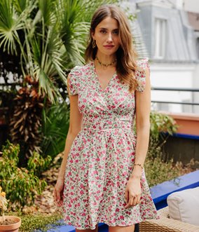 Robe Assia à volants