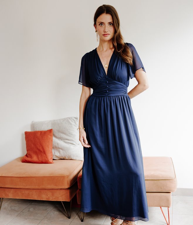 Robe longue Alexane corset