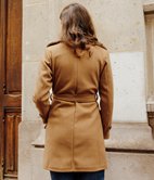 Manteau Goldie ceinturé