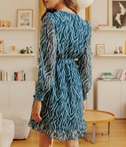 Robe cache-coeur Carlotta