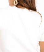 Tee-shirt tressé Sana