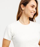 Tee-shirt tressé Zoé