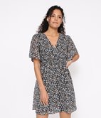 Robe cache-cœur Olivia