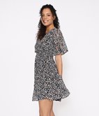 Robe cache-cœur Olivia