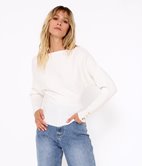 Pull ample à boutons