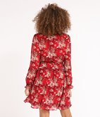 Robe style chemise imprimée Dounia