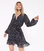 Robe cache-cœur Flavia 