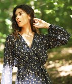 Robe cache-cœur Flavia 