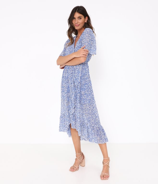 Robe longue asymétrique Vida