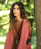 Robe portefeuille satinée