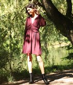 Robe corset en plumetis