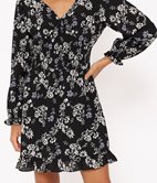 Robe imprimée Elisabeth à smocks