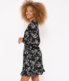 Robe imprimée Elisabeth à smocks