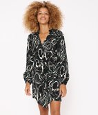 Robe portefeuille imprimée Barbara