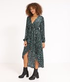 Robe style chemise imprimée Leslie