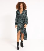 Robe style chemise imprimée Leslie